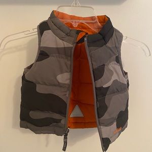 LL Bean 2T Toddler Reversible Puffer Vest
